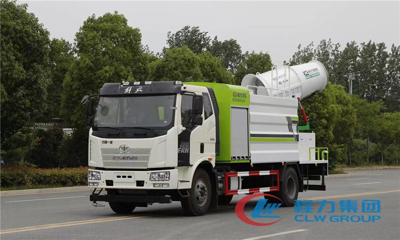 國六解放多功能抑塵車圖片參數介紹