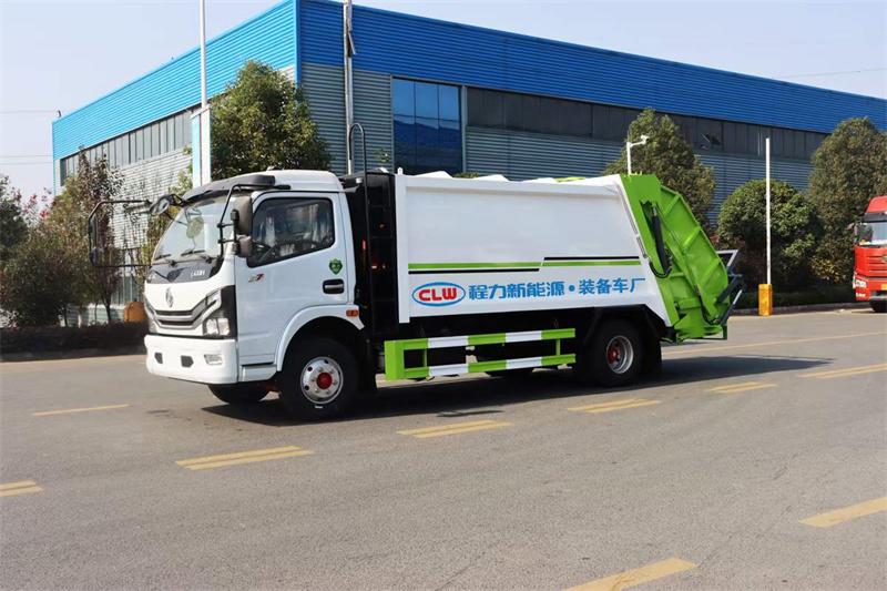 東風多利卡8方壓縮式垃圾車