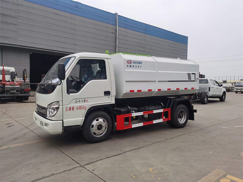 國(guó)六福田4方掛桶垃圾車(chē)