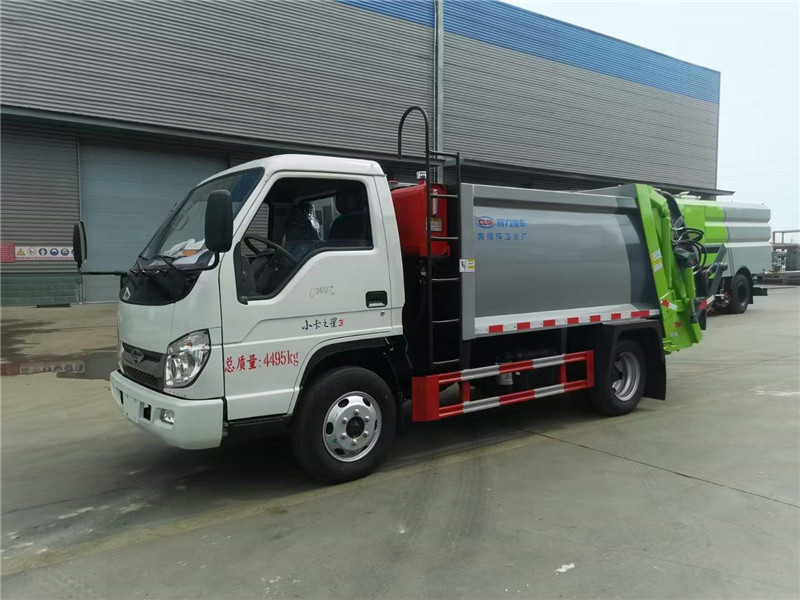 藍牌福田小卡之星3壓縮垃圾車